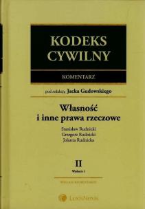 Okładka książki Kodeks cywilny Komentarz Własność i inne prawa rzeczowe Tom II