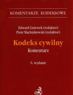 Okładka książki Kodeks cywilny Komentarz