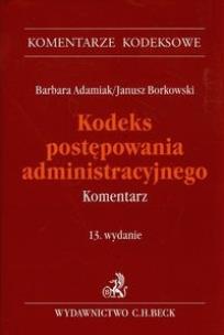 Okładka książki Kodeks postępowania administracyjnego Komentarz
