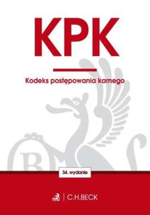Okładka książki Kodeks postępowania karnego.