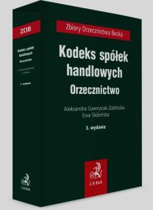 Okładka książki Kodeks spółek handlowych Orzecznictwo