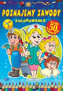 Okładka książki Kolorowanka. Poznajemy zawody