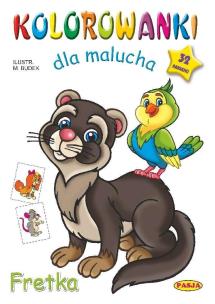 Okładka książki Kolorowanki dla malucha Fretka