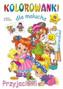 Okładka książki Kolorowanki dla malucha Przyjaciółki