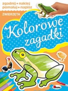 Okładka książki Kolorowe zagadki zwierzęta