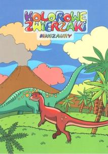 Okładka książki Kolorowe zwierzaki. Dinozaury