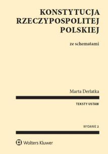 Okładka książki Konstytucja Rzeczypospolitej Polskiej ze schematami