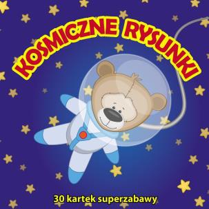 Okładka książki Kosmiczne rysunki Kolorowanka