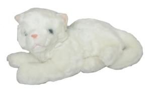 Opakowanie Kot Ramzes z dźwiękiem biały 27cm