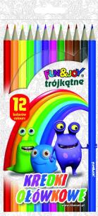 Opakowanie Kredki ołówkowe trójkątne 12 kolorów