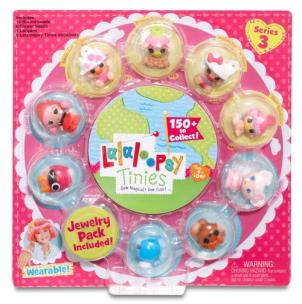 Opakowanie Lalaloopsy Tinies Seria 3 Zestaw 10 figurek fioletowy