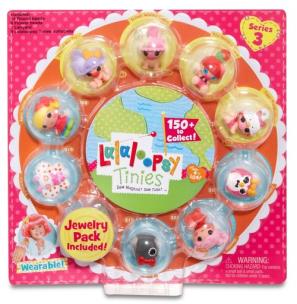 Opakowanie Lalaloopsy Tinies Seria 3 Zestaw 10 figurek pomarańczowy