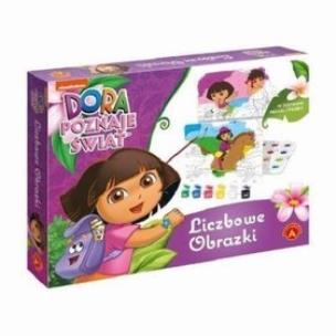 Opakowanie Liczbowe obrazki - Dora poznaje świat ALEX