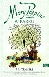 Okładka książki Mary Poppins w parku