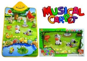 Okładka książki Mata edukacyjna muzyczna Zwierzęta