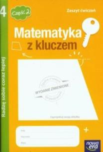 Okładka książki Matematyka SP 4 Mat. z kluczem Radzę ćw.cz 2 LIFT