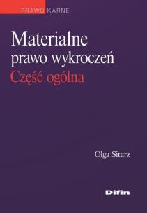 Okładka książki Materialne prawo wykroczeń