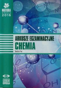 Okładka książki Matura 2016 Arkusze egzamin. Chemia OMEGA
