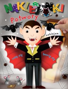 Okładka książki Naklejanki. Potwory