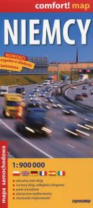 Opakowanie Niemcy laminowana mapa samochodowa 1:900 000