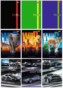 Opakowanie Notatnik A6/50K kratka MIX (20szt)