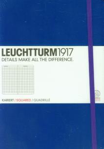 Opakowanie Notes Medium w kratkę niebieski