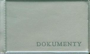 Opakowanie Okładka na dokumenty małe srebrna