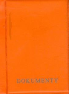 Opakowanie Okładka na dokumenty pomarańczowa