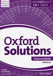 Okładka książki Oxford Solutions Intermediate WB with Online PP
