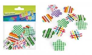 Opakowanie Ozdoba dekoracyjna guziki kwiaty 20szt