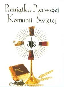 Okładka książki Pamiątka Pierwszej Komunii Świętej monstracja