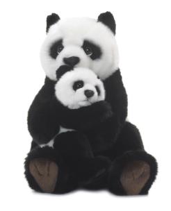 Opakowanie Panda mama z dzieckiem 28 cm