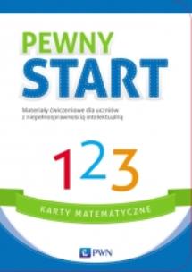 Okładka książki Pewny start Karty matematyczne