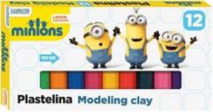 Opakowanie Plastelina 12 kolorów Minionki BAMBINO