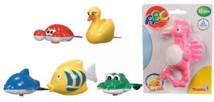 Okładka książki Pływające zwierzątka, 6 rodzajów