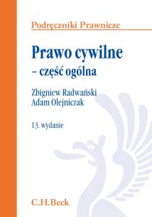 Okładka książki Prawo cywilne część ogólna