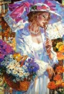 Opakowanie Puzzle 1000 elementów Chrysanthemus in the Garden