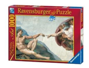 Opakowanie Puzzle 1000 Stworzenie Adama
