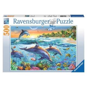 Opakowanie Puzzle 500 Delfiny