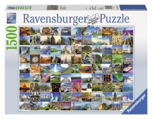 Opakowanie Puzzle 99 pięknych miejsc na Ziemi 1500