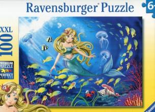 Opakowanie Puzzle Mała Syrenka 100 XXL