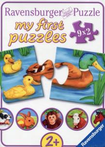 Opakowanie Puzzle Moje pierwsze puzzle Zwierzęta 9x2