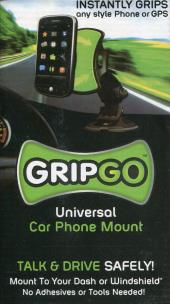 Opakowanie Samochodowy uchwyt na komórkę / nawigację Grip Go