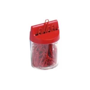 Opakowanie Spinacze do dokumentów 64 sztuki czerwone