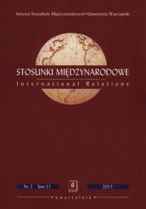 Opakowanie Stosunki Międzynarodowe nr 2 Tom 51