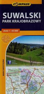 Opakowanie Suwalski Park Krajobrazowy Wigierski Park Narodowy mapa turystyczna dwustronna 1:45 000