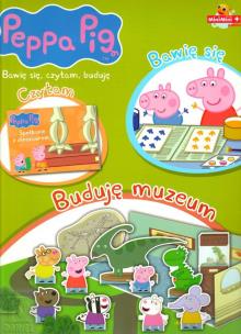 Okładka książki Świnka Peppa Bawię się, czytam... Buduję muzeum