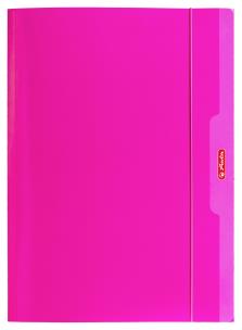 Okładka książki Teczka z gumką A4 różowa