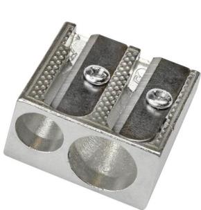 Opakowanie Temperówka metalowa podwójna 12 sztuk