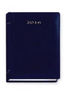 Okładka książki Terminarz 2016 - B7 Marid - granatowy